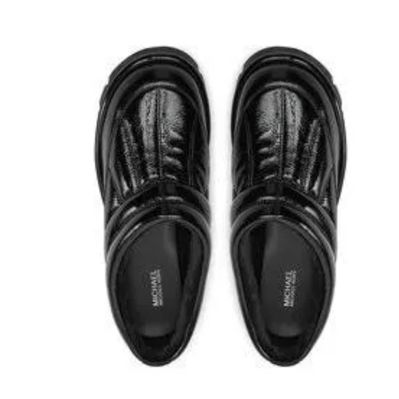 Michael Kors Shoes - Michael Kors Barton Crackle Patent Slip-On — Black — Size U.S. 8.5 (NOT OUTLET)